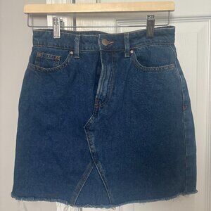 Denim & Co Jean Skirt